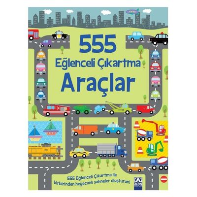 555 Eğlenceli Çıkartma Kitabı Araçlar - 1