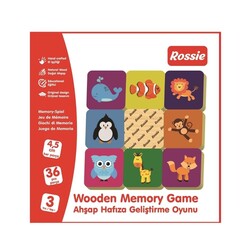 Ahşap Hafıza Oyunu Memory Game - Thumbnail