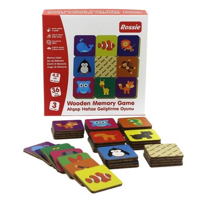 Ahşap Hafıza Oyunu Memory Game