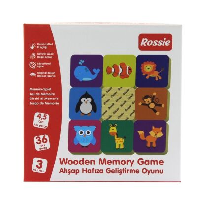 Ahşap Hafıza Oyunu Memory Game - 3