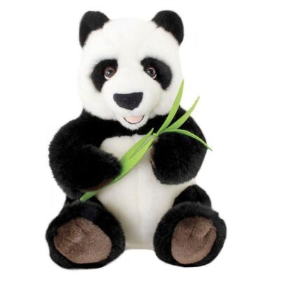 Animals Of The World Oturan Bambulu Panda 30 Cm - 1