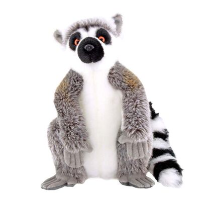 Animals Of The World Peluş Oyuncak Oturan Lemur 28 Cm - 1