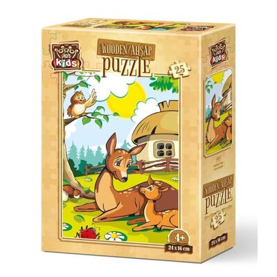 Art Kids Anne Geyik 25 Parça Ahşap Puzzle - 1