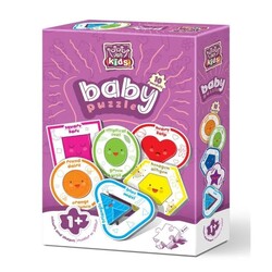 Art Kids Baby Şekiller ve Renkler 10 Model 20 Parça Puzzle - 1