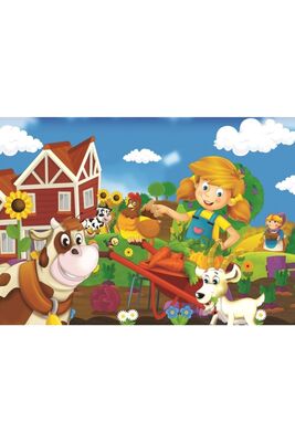 Art Kids Çiftçi Kız 35+60 Parça Puzzle - 3