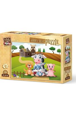 Art Kids Çiftlik Pozu 50 Parça Ahşap Puzzle - 1