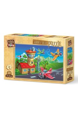 Art Kids Çılgın Pilotlar 50 Parça Ahşap Puzzle - 1