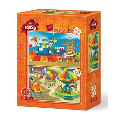 Art Kids Eğlence Zamanı 24+35 Parça Puzzle - 1