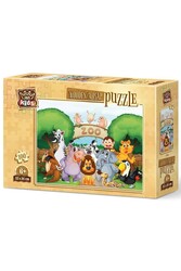 Art Kids Hayvanat Bahçesi'ne Hoşgeldiniz 100 Parça Ahşap Puzzle - 1