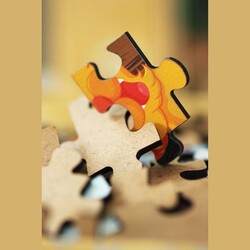 Art Kids Hayvanlar Treni 25 Parça Ahşap Puzzle - 3