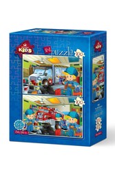 Art Kids Küçük Tamirciler 2X100 Parça Puzzle - 1