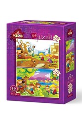 Art Kids Minik Botanikçiler 35+60 Parça Puzzle - 1