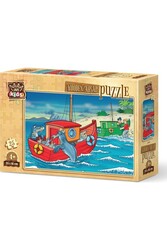 Art Kids Mutlu Fok Balıkları 25 Parça Ahşap Puzzle - 1