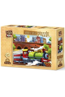 Art Kids Nereye Çufçufluyoruz? 100 Parça Ahşap Puzzle - 1