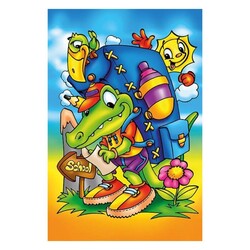 Art Kids Okul Yolu 16 Parça Ahşap Puzzle - 4