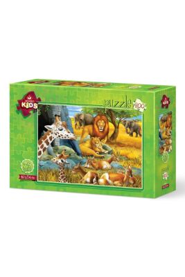 Art Kids Orman Hayvanları 200 Parça Puzzle - 1