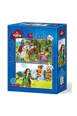 Art Kids Prensesin Hayali 2X100 Parça Puzzle - 1