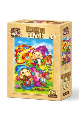 Art Kids Şarkıcı Elfler 16 Parça Ahşap Puzzle - 1