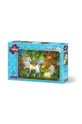 Art Kids Sevimli Atlar 100 Parça Puzzle - 1