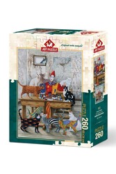 Art Puzzle Renkli Kediler 260 Parça Puzzle - 1