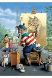 Art Puzzle Ressam Kedi 500 Parça Puzzle - 2