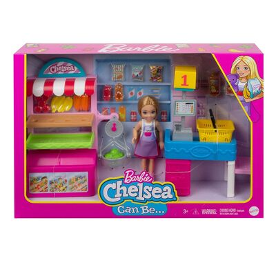 Barbie Chelsea Meslekleri Öğreniyor Market Çalışanı