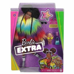 Barbie Renkli Ceketli Bebek Extra - Thumbnail