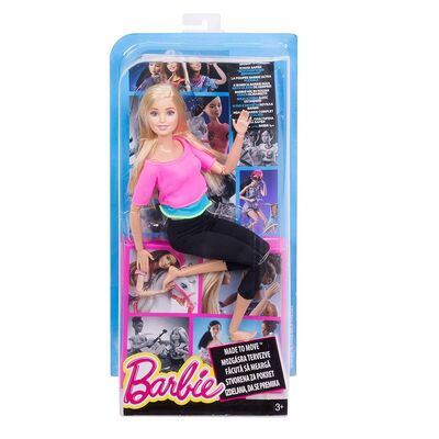 Barbie Sonsuz Hareket Bebeği Sarışın - 1