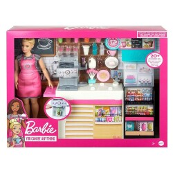 Barbie'nin Kahve Dükkanı Oyun Seti - 1