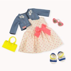 Bebek Kıyafeti Deluxe Heart Dress - Thumbnail