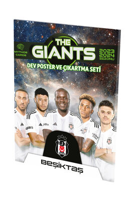 Beşiktaş The Giants Dev Poster ve Çıkartma Seti - 1