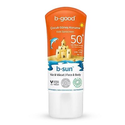 Bgood Çocuk Güneş Koruyucu Krem SPF 50 Yüz ve Vücut 150 ML