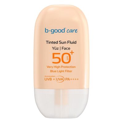 Bgood Yetişkin Renkli Güneş Yüz Kremi 50 ML SPF 50