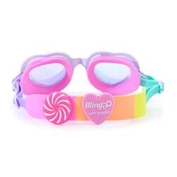 Bling2o Kız Çocuk Yüzücü Gözlüğü Sweet Hearts I Love Candy - Thumbnail