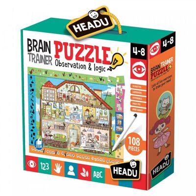 Brain Trainer Puzzle (4-8 Yaş)