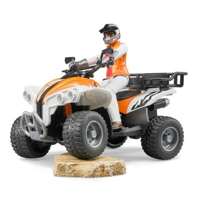 Bruder ATV Aracı ve Sürücü Oyuncak - 3