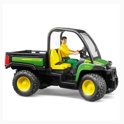 Bruder Oyuncak John Deere Gator 855D Bworld Adam - Thumbnail