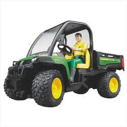 Bruder Oyuncak John Deere Gator 855D Bworld Adam - Thumbnail