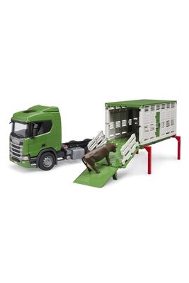 Bruder Scania 560R Hayvan Nakil Aracı - 8