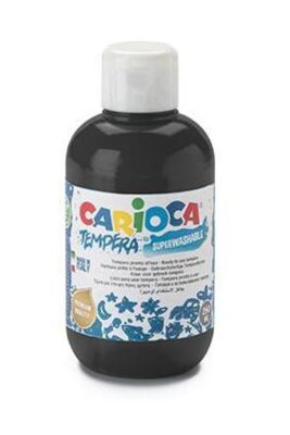 Carioca Guaj Boya Yıkanabilir 250 Ml Siyah - 1