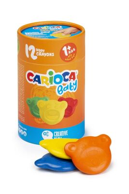 Carioca Teddy Bebek Crayons 12li 1 Yaş Üzeri