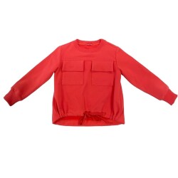 Çocuk Çift Cepli Sweatshirt - 2