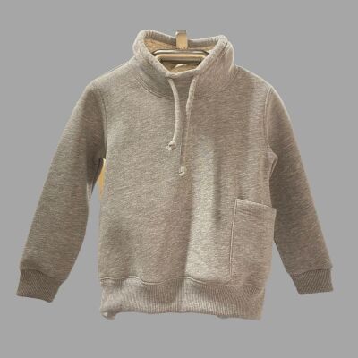 Çocuk Dik Yaka Cepli Sweatshirt - 2