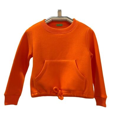 Çocuk O Yaka Kanguru Cepli Sweatshirt 3328 - 3