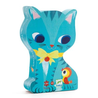 Çocuk Puzzle Kedi 24 Parça 3 Yaş Üzeri - 2