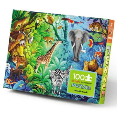 Crocodile Creek Puzzle 100 Parça Orman Cenneti - 1