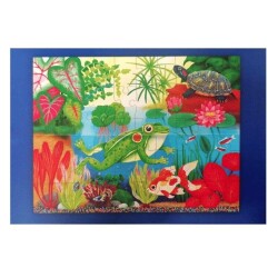 Crocodile Creek Puzzle 50 Parça Teraryum Kurbağa - 2