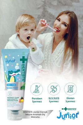 Dentiste Junior Diş Macunu Mixed Fruit 60 Gr 6 Yaş Üzeri - 4