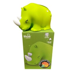 Dhink Silikon Gece Lambası Rhino Scott Yeşil - 1