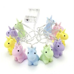 Dhink Unicorns String Gece Lambası - 1